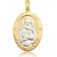 Saint Jude Oval Medal | Fashion Jewellery Outlet | Fashion Jewellery Outlet