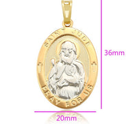 Saint Jude Oval Medal | Fashion Jewellery Outlet | Fashion Jewellery Outlet