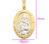 Saint Jude Oval Medal | Fashion Jewellery Outlet | Fashion Jewellery Outlet