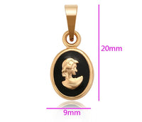 Tiny Cameo Pendant | Fashion Jewellery Outlet | Fashion Jewellery Outlet