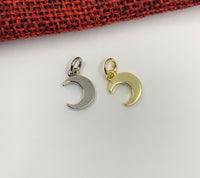 Half/ Crescent Moon Charm | Fashion Jewellery Outlet | Fashion Jewellery Outlet