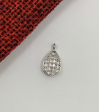 Teardrop Cubic Zirconia Charm | Fashion Jewellery Outlet | Fashion Jewellery Outlet