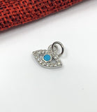 Tiny Evil Eye Shape Charm | Fashion Jewellery Outlet | Fashion Jewellery Outlet