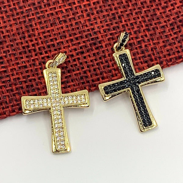 Cubic Zirconia Cross Pendant  | Fashion Jewellery Outlet