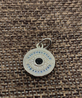 Sterling Silver Light blue Evil eye Charm | Fashion Jewellery Outlet | Fashion Jewellery Outlet