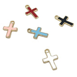 Enamel cross charms | Fashion Jewellery Outlet | Fashion Jewellery Outlet